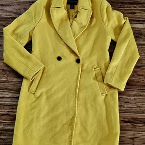 Rachel Zoe Vibrant Yellow Trench Coat
